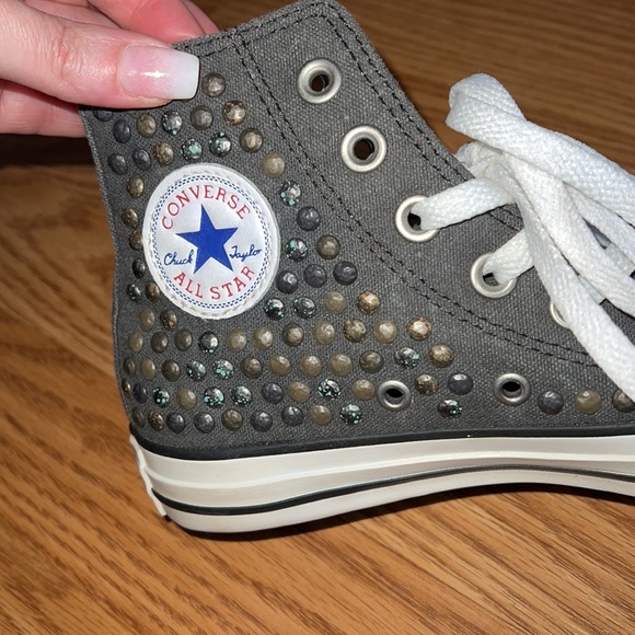 Studded converse high tops - Picture 5 of 7